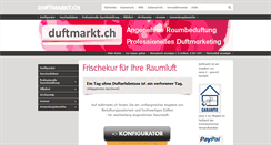 Desktop Screenshot of duftmarkt.ch